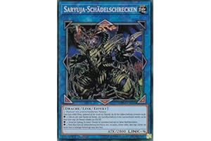 KONAMI - MP18-DE202 - Saryuja-Schädelschrecken - Secret Rare - DE - im Set mit Ultrapro Toploader - Yugioh