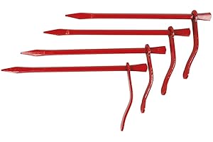 COGEX - Chevilles de fixation, Outils maçonnerie et pose carrelage - Lot de 4 chevillettes de maçon hexagonale, chevillettes pour fixation coffrage maçon - Longueur 250mm - Diamètre 9mm