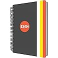 Collins Debden Delta Academic 2023-24 A5 Day To Page Mid Year Diary Planner School College or University Term Journal - August 2023 to August 2024 - Orange - FP51M.44-2324