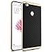 Produktbild Xiaomi Mi Max Hülle, HICASER Luxus Carbon Fiber [stoßdämpfende] TPU Case + Flexible PC Bumper Frame Handytasche Schutzhülle für Xiaomi Mi Max Gold