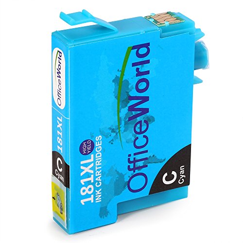 OfficeWorld Kompatible Patronen Ersatz für T1812 T1813 T1814 Tintenpatronen (3 Cyan, 3 Magenta, 3 Gelb) Hohe Kapazität Kompatibel für Expression Home XP-202 XP-305 XP-415 XP-412 XP-215 XP-312 XP-212 XP-102 XP-405 XP-205 XP-302 XP-402 XP-315 XP-405WH XP-30 - 4