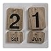 Produktbild OOTB Kalender, weiß, 17x17cm