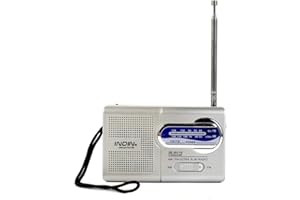 Szaerfa Small Portable Radio AM FM alimenté par Batterie avec antenne pour Urgence chez Les Personnes âgées