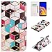 Produktbild Shinyzone Brieftasche für Samsung Galaxy J6 Plus Hülle,Premium 3D Kristall Marmor Leder Magnetic mit Kartenfach Flip Stand Handyhülle für Samsung Galaxy J6 Plus-Quadrat