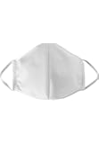 Seidensticker 3-Layer Reusable Face Mask, 10 Pack, White, One Size