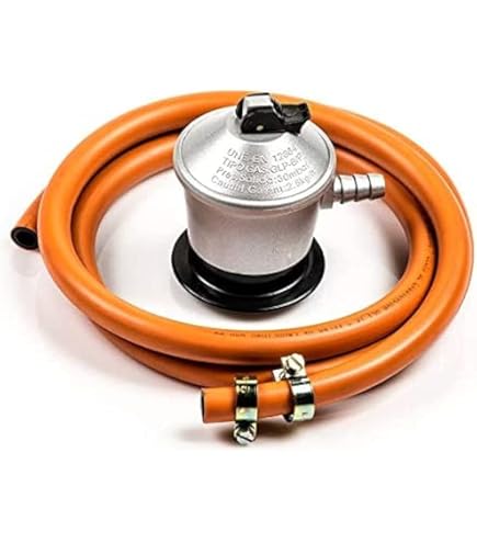Réchaud Gaz Double 2 Brûleurs 2.9/2.9 KW, Allumage Piézo, Acier Inoxydable Facile à Nettoyer. Portable, Autoportant, Idéal Intérieur, Extérieur, Caravane, Camping. Puissance Totale 5.8kW