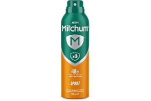 Mitchum Herr Triple Odor Defense 48HR Skydd Aerosol Deodorant & Anti-Perspirant, Sport, 200 ml