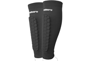 DCDFMN LCBYOG ProtèGe Tibias,ProtèGe Tibias Enfants Football Shin Guards Crash Couleur Protecteur Jambes Sleeve Adolescents Former la Jambe Protection (Color : Black, Size S), Noir