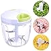 Produktbild DRAULIC Chopper Veggie Chopper Salad Shredder Veggie Blender Einfach von Hand gezogenes 5-Klingenfutter