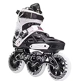 Patines en línea ajustables de gran calidad. Este es un gran patín con componentes de calidad y botas, ruedas y tapón a juego con el color, una necesidad para cualquier patinadora junior.