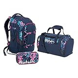 schulrucksack satch  Satch Pack Awesome Blossom Schulrucksack Set 3tlg.
