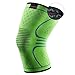 Produktbild kuangmi Elastic atmungsaktiv Kniebandage Sleeve Displayschutzfolie Wärmer Knieschoner Kneepad für Running Tennis etc. Advanced Green L