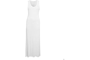 GENERIC ZEE Fashion Women Ladies Jersey Long Summer Vest Racer Muscle Back Maxi Dress Plus Size 8-26