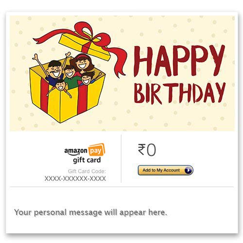 Birthday Gift Cards Buy Birthday Gift cards online at Amazon.in