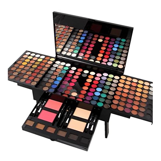 Pure Vie® 180 Colores Sombra De Ojos Corrector Rubor y Brillo de Labios Paleta de Maquillaje Cosmética - Perfecto para…