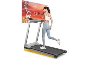 ‎LACUFFY Lacuffy Laufband Klappbare 16 km/h Geeignet für High-Tech-Geräte, Raceable Laufband mit Steigung Max 158kg, Laufband für Zuhause mit APP-Steuerung, Treadmill mit KI-Training und Multi-Runner-Rennen