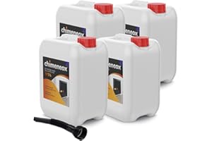 CHIMENEOX 20 litros Bioetanol 99,5% para Chimeneas Etanol de Origen Vegetal en Garrafas de 5 litros