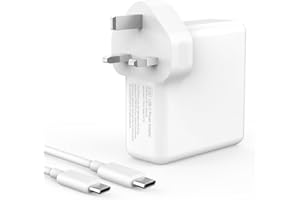 YISHIFD Macbook Charger, 61W USB C Fast Macbook Pro/Air Charger, Compatible with MacBook Pro 13 inches, MacBook Air 2018-2021, iPad Pro, Samsung, Lenovo and more (6.6ft USB C to USB C Cable Included)