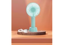 One94Store Mini Portable USB Hand Fan, Usb Fan Portable High Speed Built-in Rechargeable Battery Operated Summer Cooling Tabl