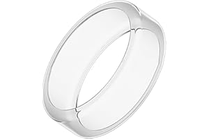 bephible Oura Ring Gen 3 Accessories, Anti-fall Silicone Cover, Smart Protection, Working, Non-Slip, Elastic, Size S/M, Universal Size, Easy to Use, Transparent, S