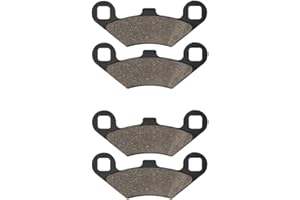Cnornus Remplacement des plaquettes de frein avant et arrière pour Polaris Sportsman 500 4x4 HO 2001-2012/500 Outlaw 2006 2007 / Predator 500 Tld 2003 2004 2005 2006 2007
