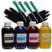 Produktbild Set Refilltinte 4x100ml ORIGINAL Sudhaus Tinte Nachfülltinte für HP 932 HP 933 XL