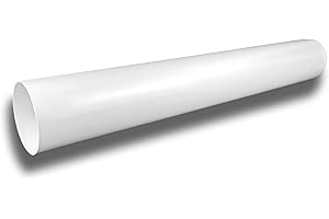 K-TECH-PRO Tuyau de ventilation rond en PVC - Diamètre : 150 - Longueur : 1 m