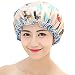 Fashion Butterfly Shower Cap Double Layers Waterproof Bath Cap,Apricot RS.1757.00