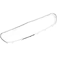 Front Bumper Grill Surround Trim with High Strength Material, Stylish Design for E Class W213 C238 AMG Line Pre Facelift Vehicles (Chrome)