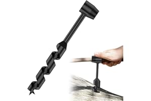 iKALULA Holzbearbeitung Handbohrer, Holzbohrer Manuell Bushcraft, 25 * 260mm Outdoor Multifunktional Schlangenbohrer, Handbohrer Holz für Holzbearbeitung, Outdoor Survival, Camping, Bushcraft Arbeiten