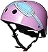 Produktbild kiddimoto 2kmh021m - Design Sport Helm Goggle, Pilot M für Kopfumfang 53-58 cm, 5-12+ Jahre, rosa