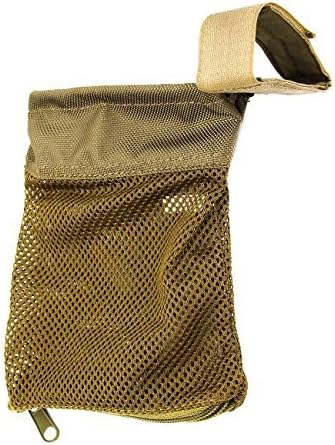 TacFire? Tactical Tan Color Ammo Brass Shell Catcher Mesh Trap Zipper Closure by TacFire