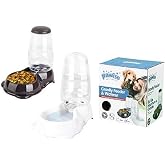 Pawise Chamber Cat Dog Food-Water Container Set 2.6 Lt