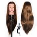 Hairdressing Training Head 100% Synthetic Hair Mannequin Styling Dolls Head With Clamp Stand ESJ1018P