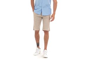 Giosal Bermuda Uomo Pantalone Corto Tinta Unita Tasca America Cotone Casual