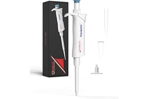 PRECIPETTE 200ul Lab Micropipette, 4-Position Volume Display | Adjustable Single Channel Pipette, Upgraded Autoclavable Micro Variable Volume, 20-200ul