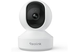 Reolink 3K Überwachungskamera Innen WLAN Schwenkbar, Home und Baby Monitor mit Personen-/Haustier-/Baby-Schreierkennung, Auto-Tracking, 2,4/5GHz WiFi IP Kamera Indoor, 5MP IR-Nachtsicht, E1 Pro