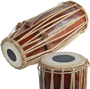 Mridangam (Pakhavaj) Mango Wood for Professional Use by Indian Sangeet