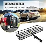 Diseño Universal: Ideales para transportar bolsas, portaequipajes para techo, canoas, esquíes y bicicletas. Alta compatibilidad con la mayoría de coches del mercado. Se instala en barras de techo de techo, fácil instalación y extracción.