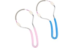 ZJCHAO Facial Hair Removal For Women, Face Hair Removal For Women 2pcs Spring Facial Remover Portable Threading Face Epilator Device Upper Lip Chin Cheeks