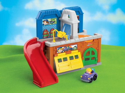 Fisher Price Little People Wheelies Stow N Tow Garage