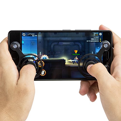 OKCS Joysticks fÃ¼r das Smartphone Gaming Controller Spiele - Schwarz