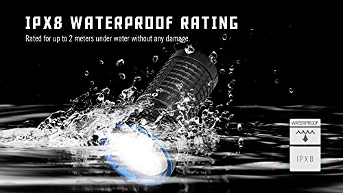 Olight® X7 Marauder 9000 Lumen Taschenlampe mit 3 x Cree XHP70 CW LED – Super hell, Kompakt und Tragbar - 7