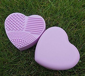 KRIS CARPENTER Heart Silicone Makeup Brush Cleaner Pad Clean Tool