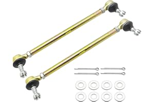 Mabutingti Kit de rotule de direction pour Yama-ha Raptor 350 YFM350 2004-2013, Warrior 350 YFM350X 1987-2004 Ensemble d'extrémité de biellette de direction