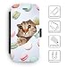 Produktbild Grand Phone Cases Flip PU Leder Geldbörse mit Kreditkartenfächern // Q05670673 Katze Papier Loch Macarons Kuchen // ASUS Pegasus 2 Plus 2015