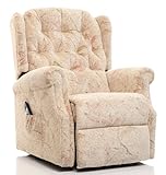 Oriental Leather Co Ltd The Oldbury - Riser Recliner/Lift & Tilt Chair in Beige Fabric