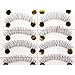 Tradestar New Thin 10 Pair Natural Black Long Fake False Eyelashes Eye Lash Makeup