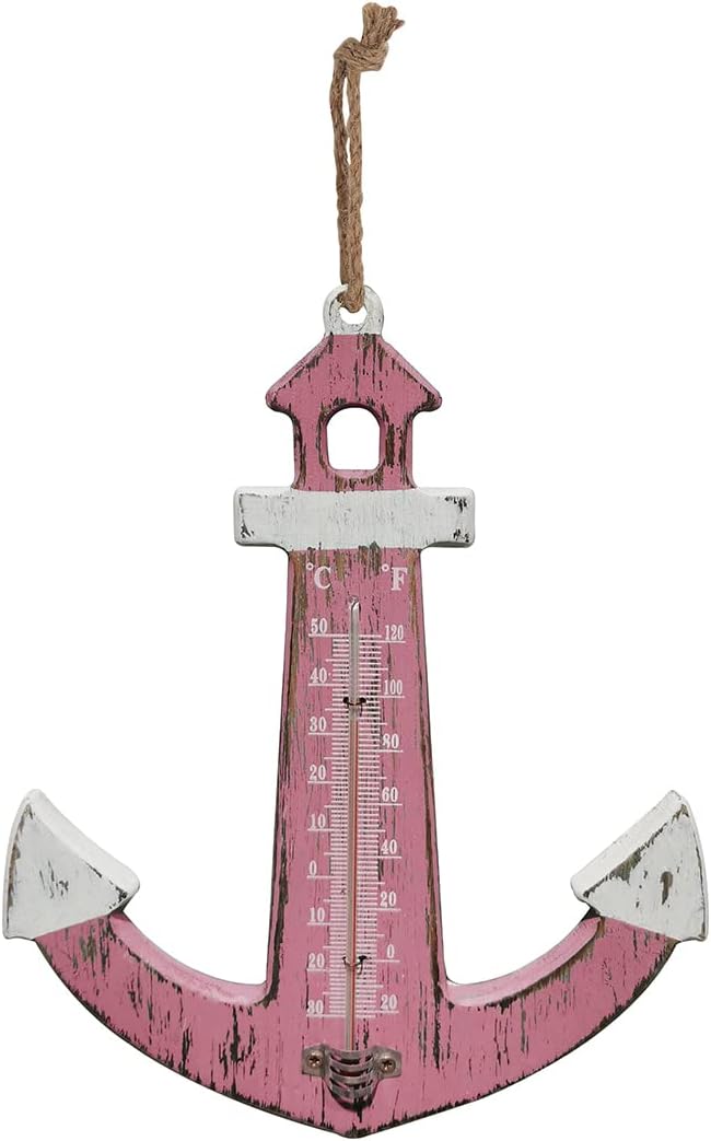 Garden Thermometers Outdoor Analogue weather temperature thermometer greenhouse shed home Wall hanging nautical and lavender styles