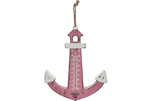 POWERLANTZ Garden Thermometers Outdoor Analogue weather temperature thermometer greenhouse shed home Wall hanging nautical and lavender styles